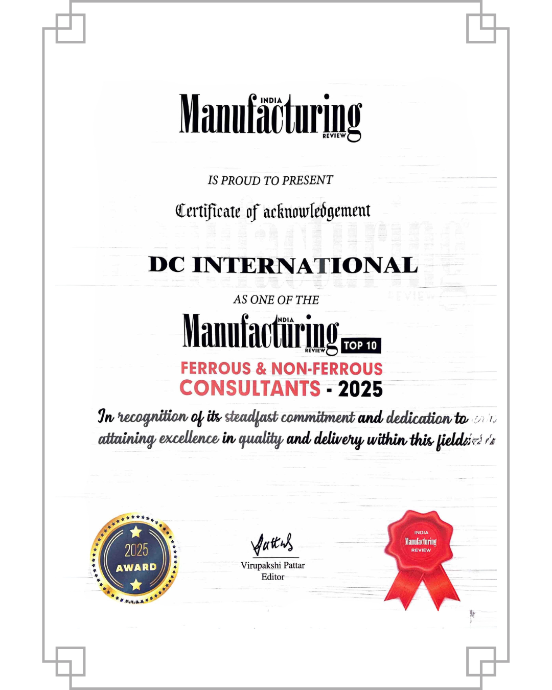 Top Consultant 2025